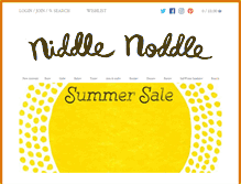 Tablet Screenshot of niddlenoddle.com